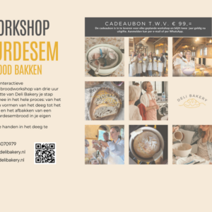 Cadeaubon Zuurdesembrood Workshop