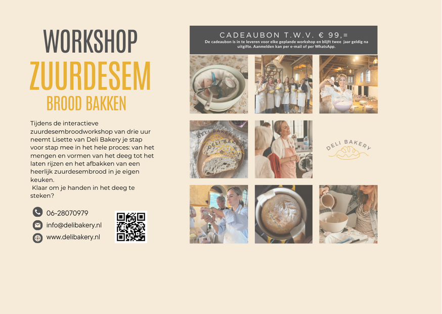 Workshop zuurdesembrood maken
